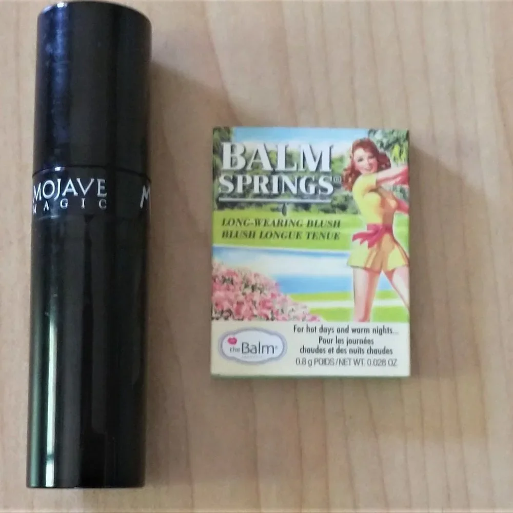 NEW THE BALM SPRINGS TRAVEL BLUSH + BLUSH BRUSH